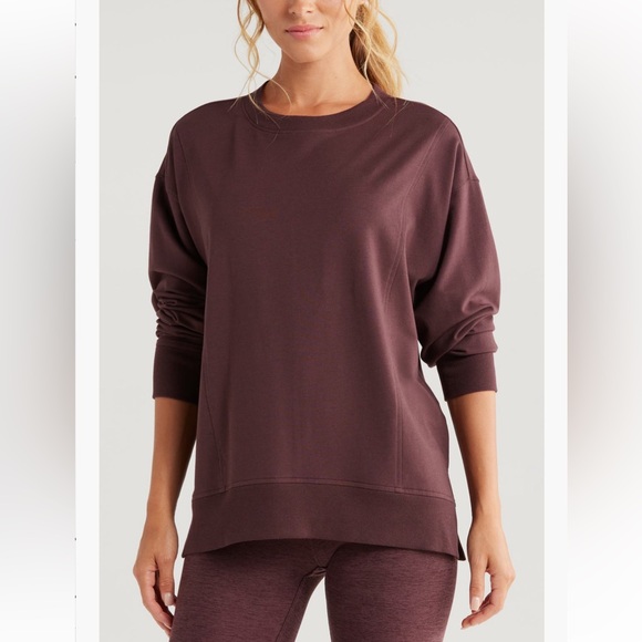 Zella Luxe French Terry Sweatshirt - Picture 1 of 4